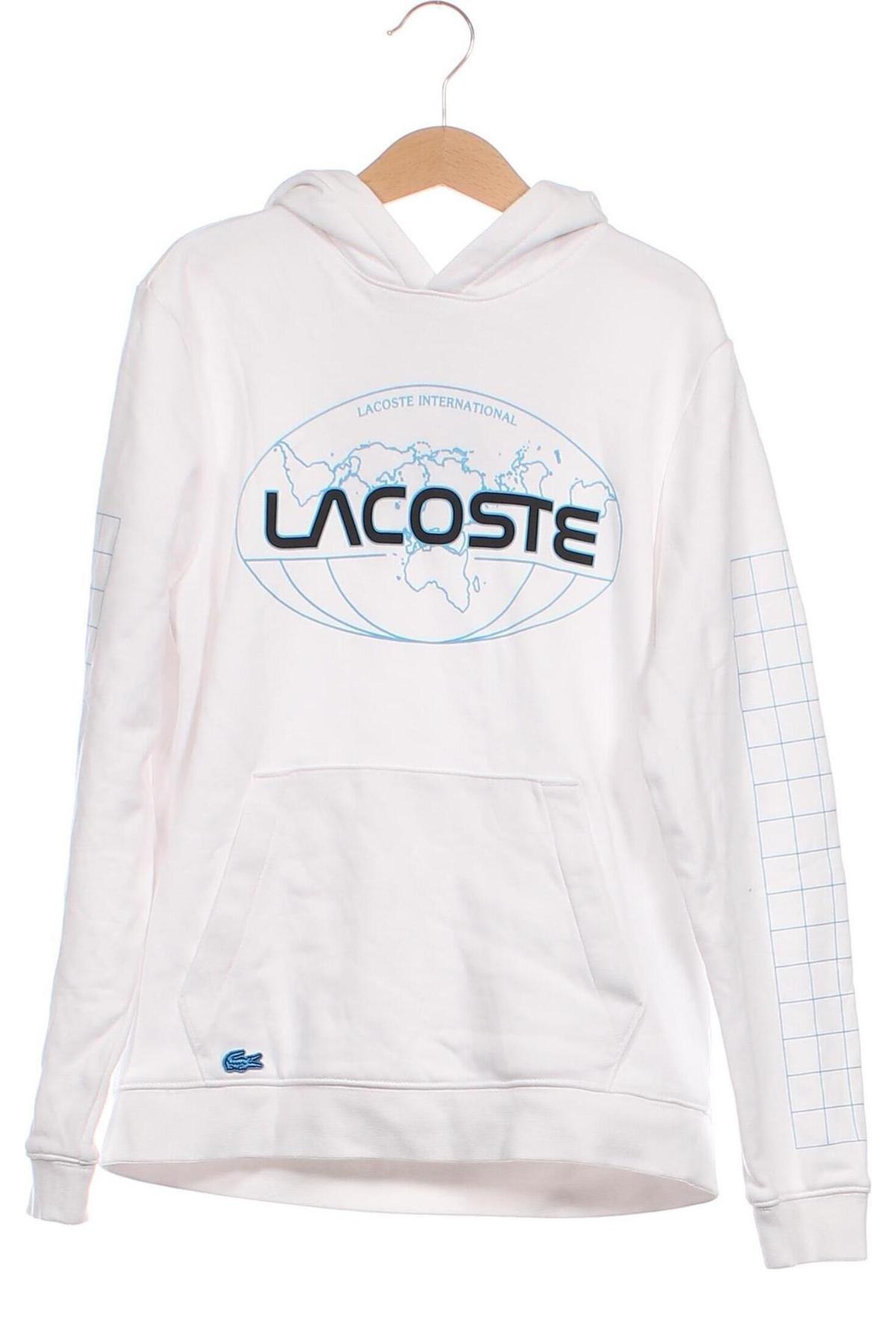 Kinder Sweatshirts Lacoste, Größe 10-11y/ 146-152 cm, Farbe Weiß, Preis 32,99 €