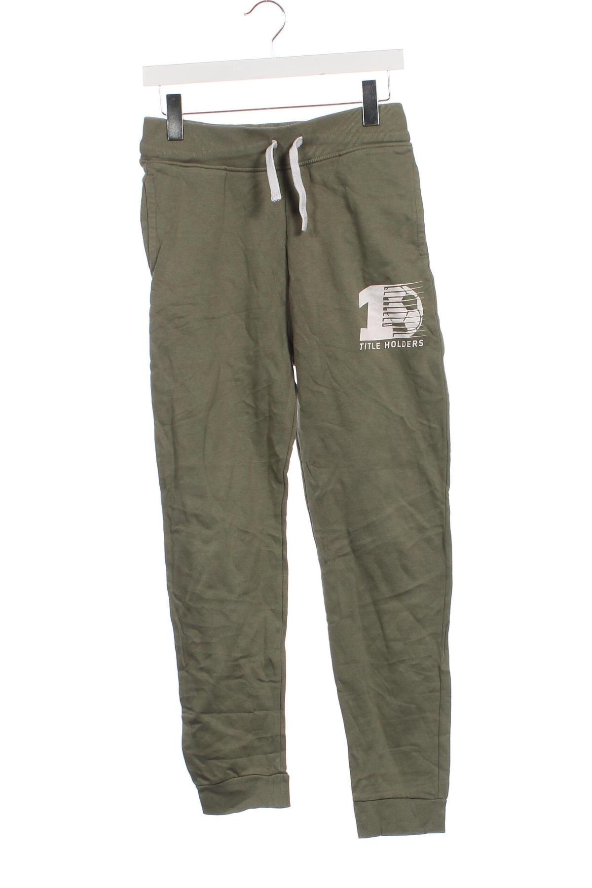 Pantaloni de trening, pentru copii H&M, Mărime 12-13y/ 158-164 cm, Culoare Verde, Preț 45,99 Lei