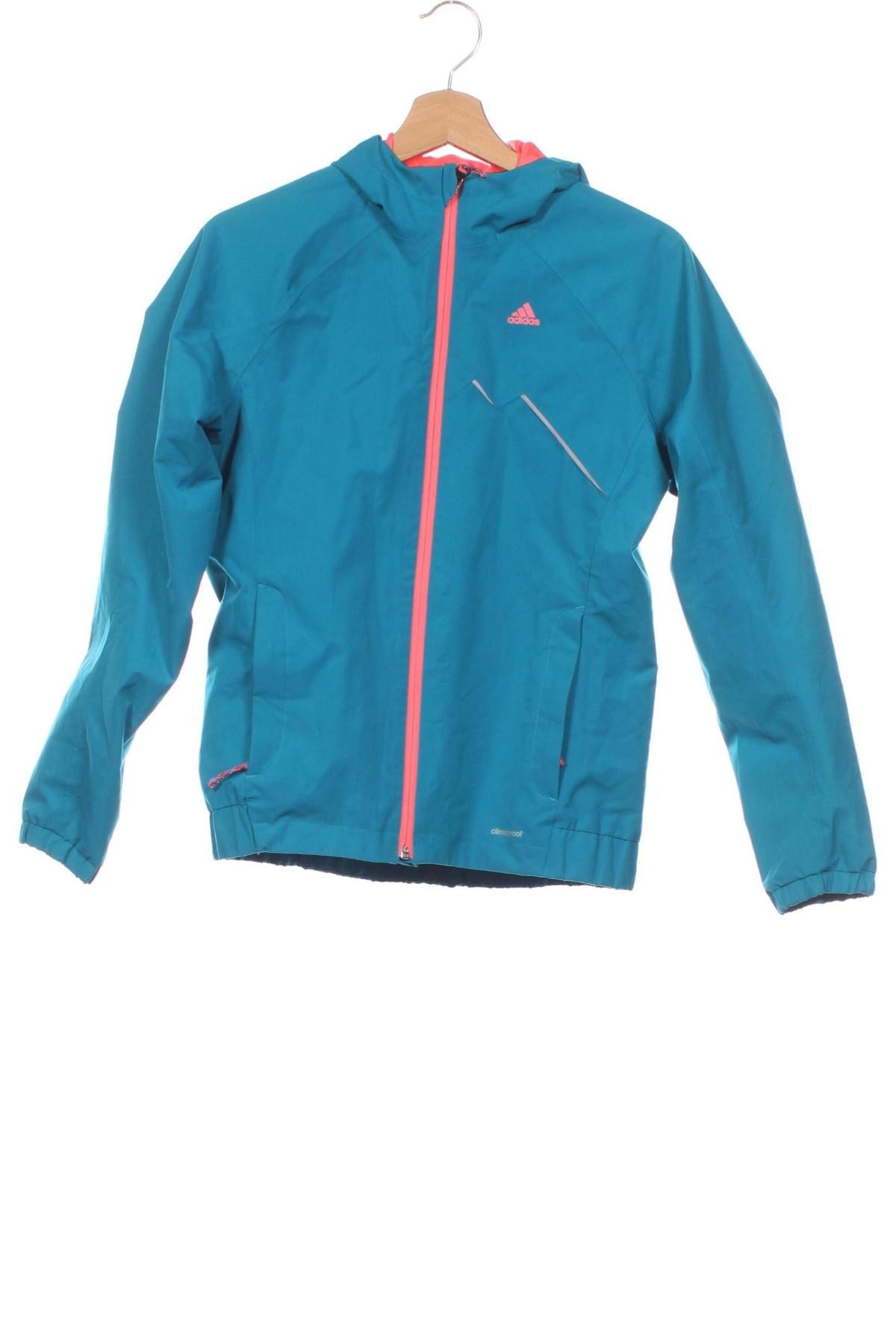 Kinderjacke Adidas, Größe 11-12y/ 152-158 cm, Farbe Blau, Preis € 27,99