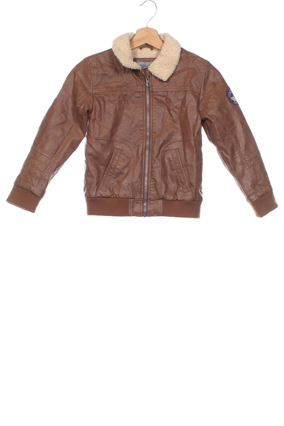 Kinderjacke C&A, Größe 7-8y/ 128-134 cm, Farbe Braun, Preis € 11,99