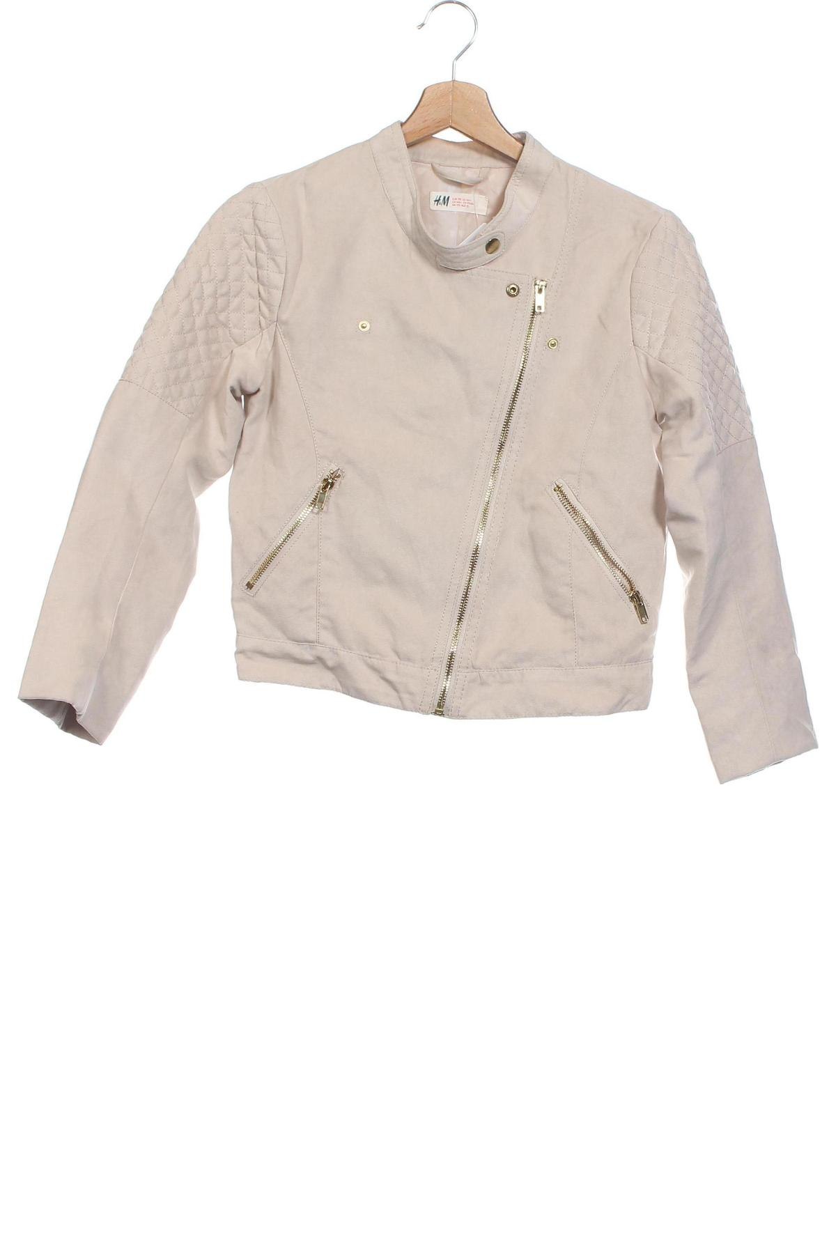 Kinderjacke H&M, Größe 14-15y/ 168-170 cm, Farbe Beige, Preis € 12,99