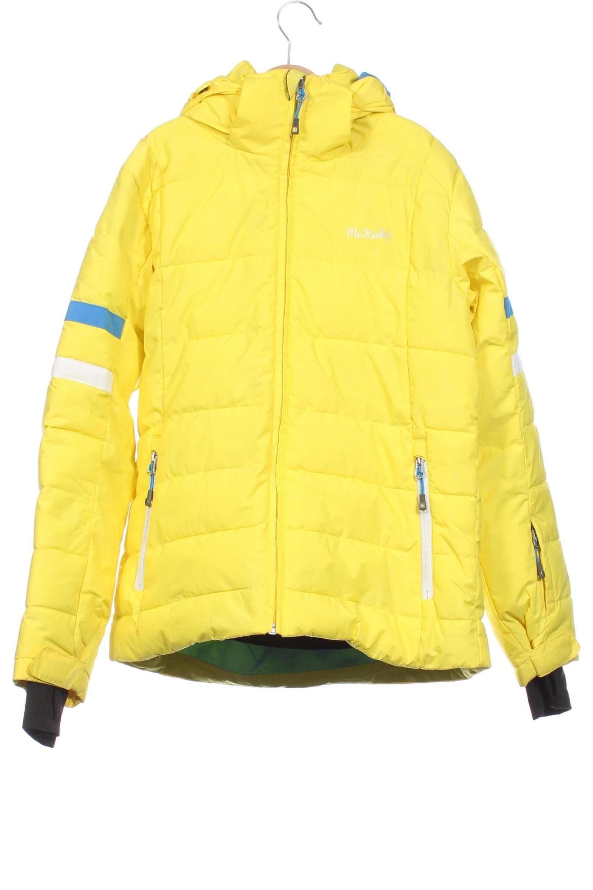 Kinderjacke für Wintersport McKinley, Größe 10-11y/ 146-152 cm, Farbe Gelb, Preis 30,99 €