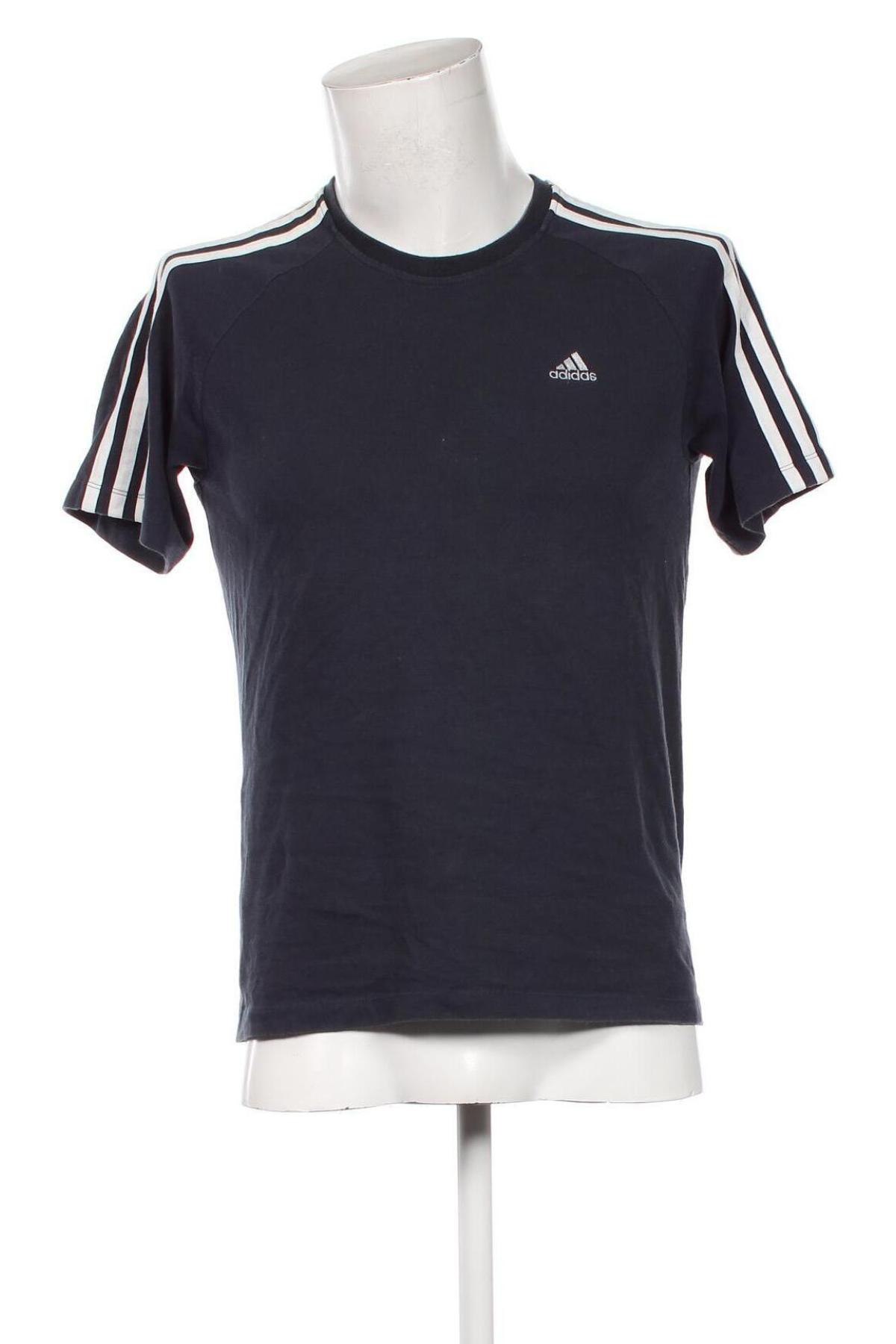 Herren Shirt Adidas, Größe S, Farbe Blau, Preis € 13,99