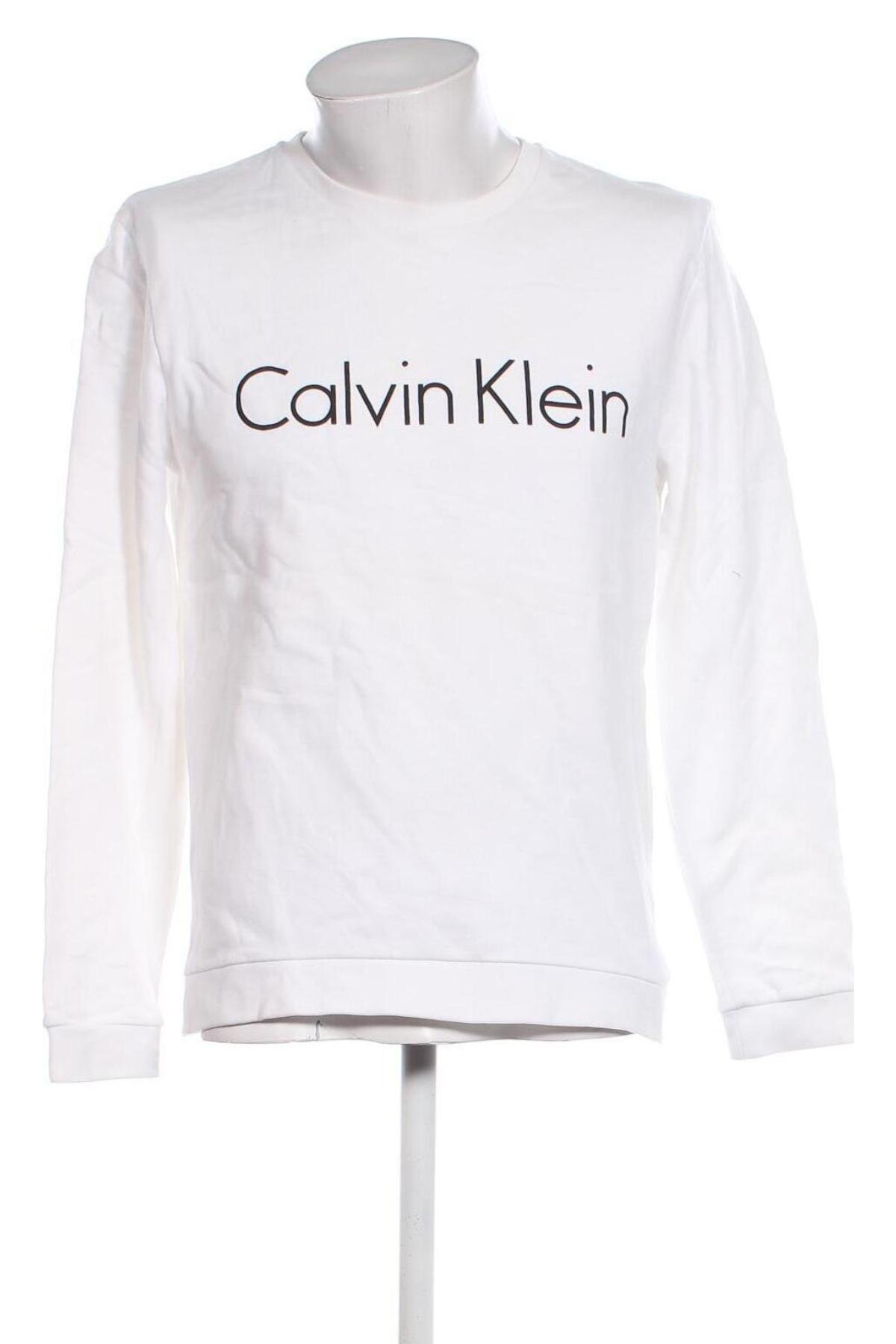 Ανδρική μπλούζα Calvin Klein, Μέγεθος L, Χρώμα Λευκό, Τιμή 34,99 €