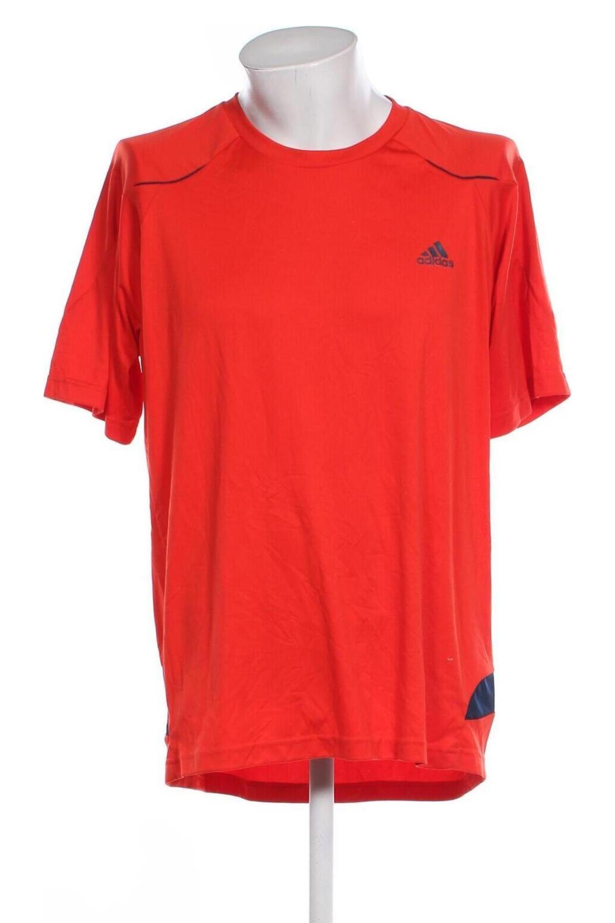 Ανδρικό t-shirt Adidas, Μέγεθος XL, Χρώμα Κόκκινο, Τιμή 17,99 €