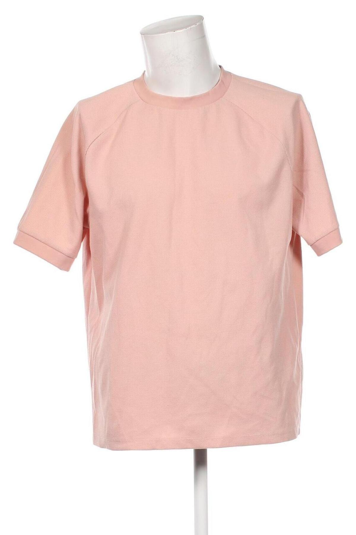 Męski T-shirt LC Waikiki, Rozmiar XXL, Kolor Różowy, Cena 29,89 zł