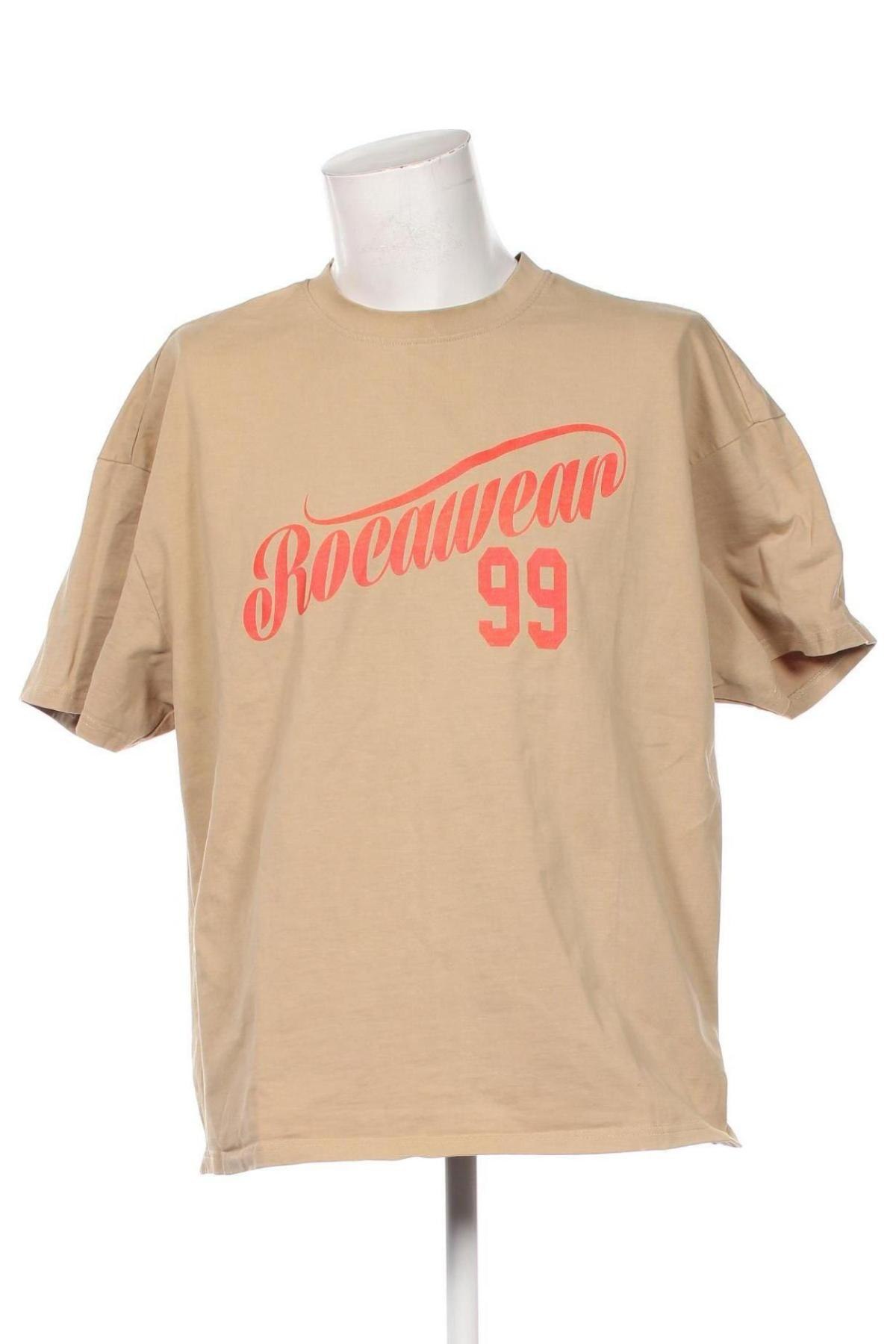 Ανδρικό t-shirt Rocawear, Μέγεθος L, Χρώμα  Μπέζ, Τιμή 6,99 €