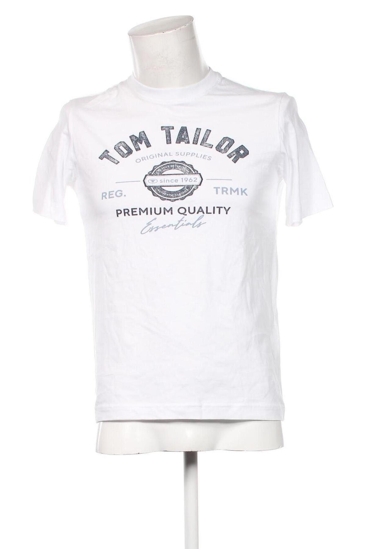 Ανδρικό t-shirt Tom Tailor, Μέγεθος S, Χρώμα Λευκό, Τιμή 11,99 €