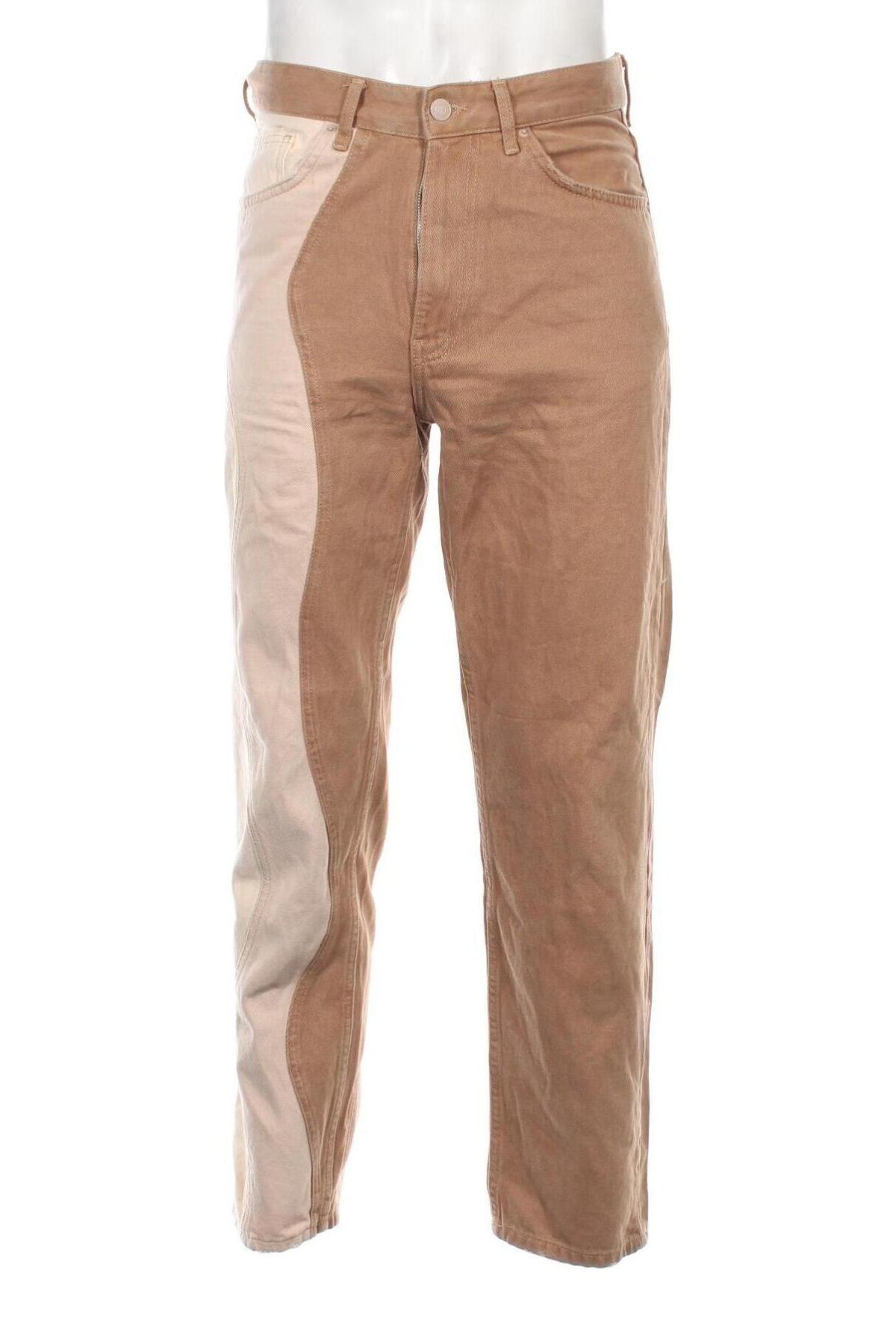 Herren Jeans Bershka, Größe M, Farbe Beige, Preis 9,99 €