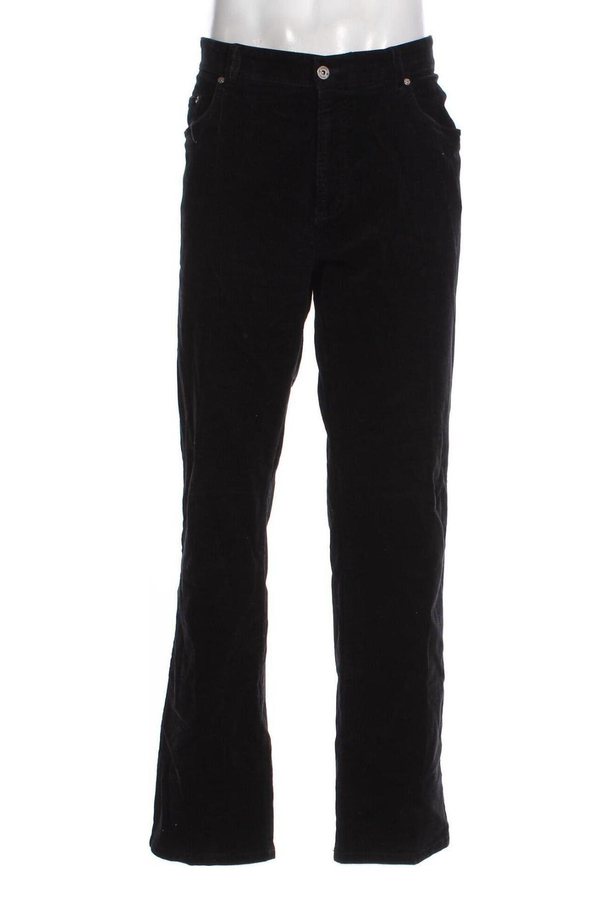 Pantaloni raiați de bărbați, Mărime XL, Culoare Negru, Preț 127,99 Lei