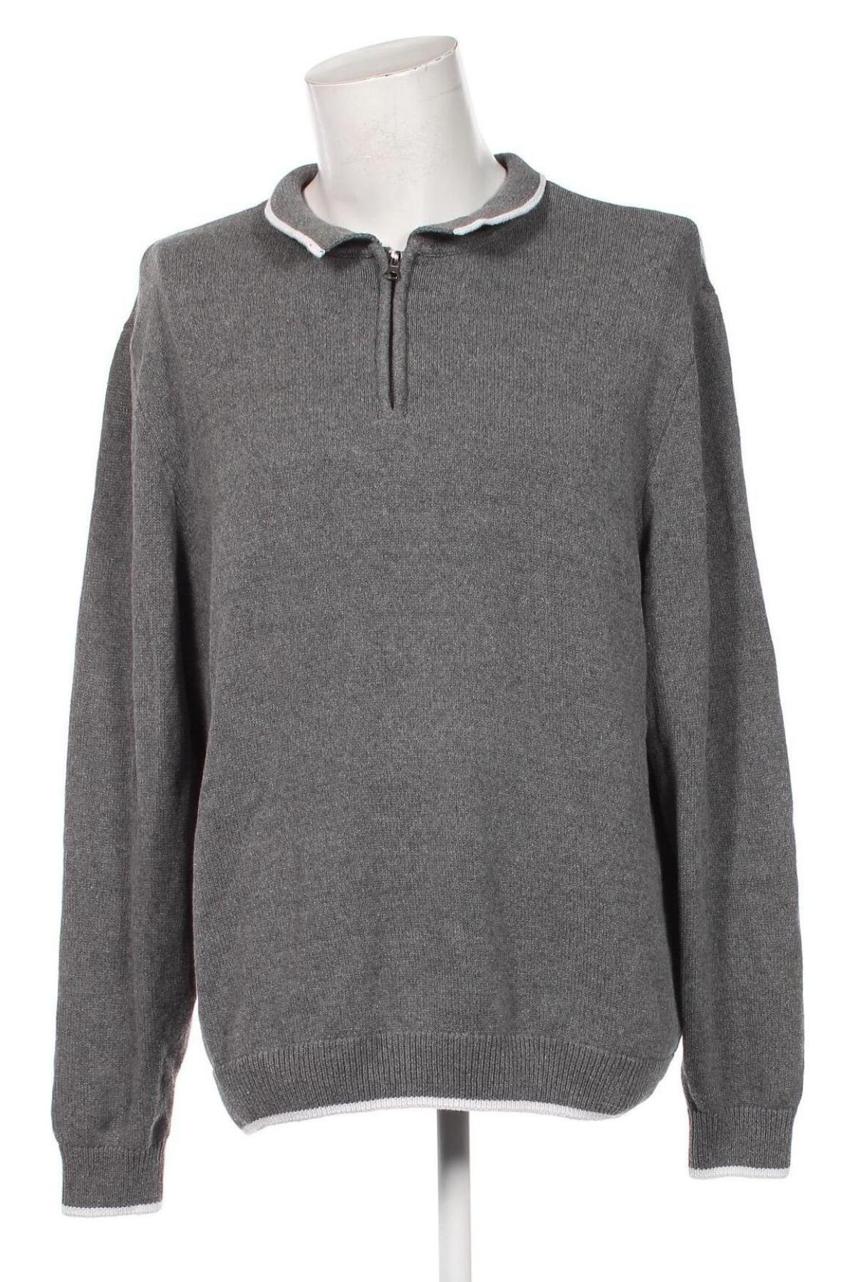 Herrenpullover Bpc Bonprix Collection, Größe 4XL, Farbe Grau, Preis 24,99 €