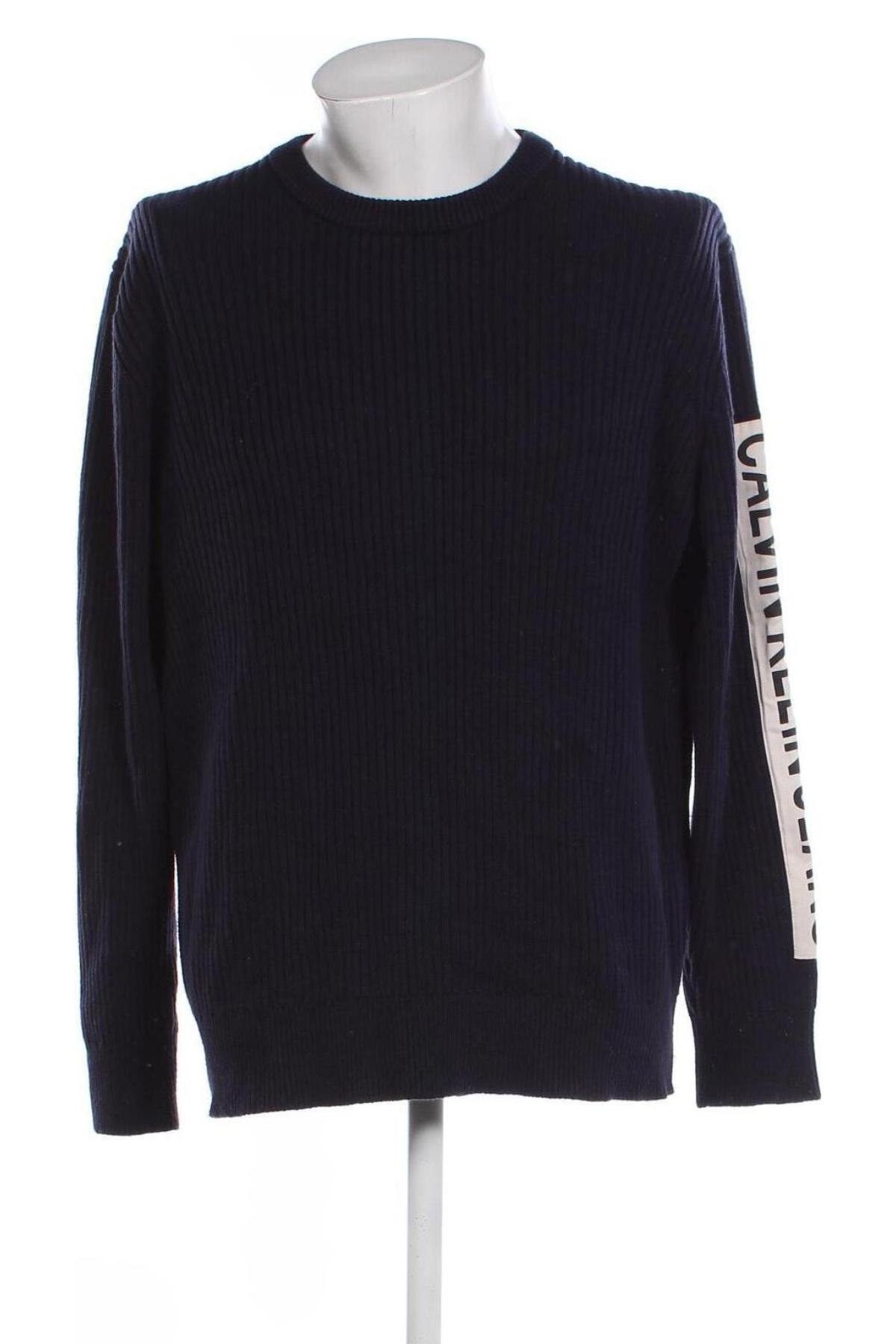 Pánsky sveter  Calvin Klein Jeans, Veľkosť XL, Farba Modrá, Cena  27,95 €