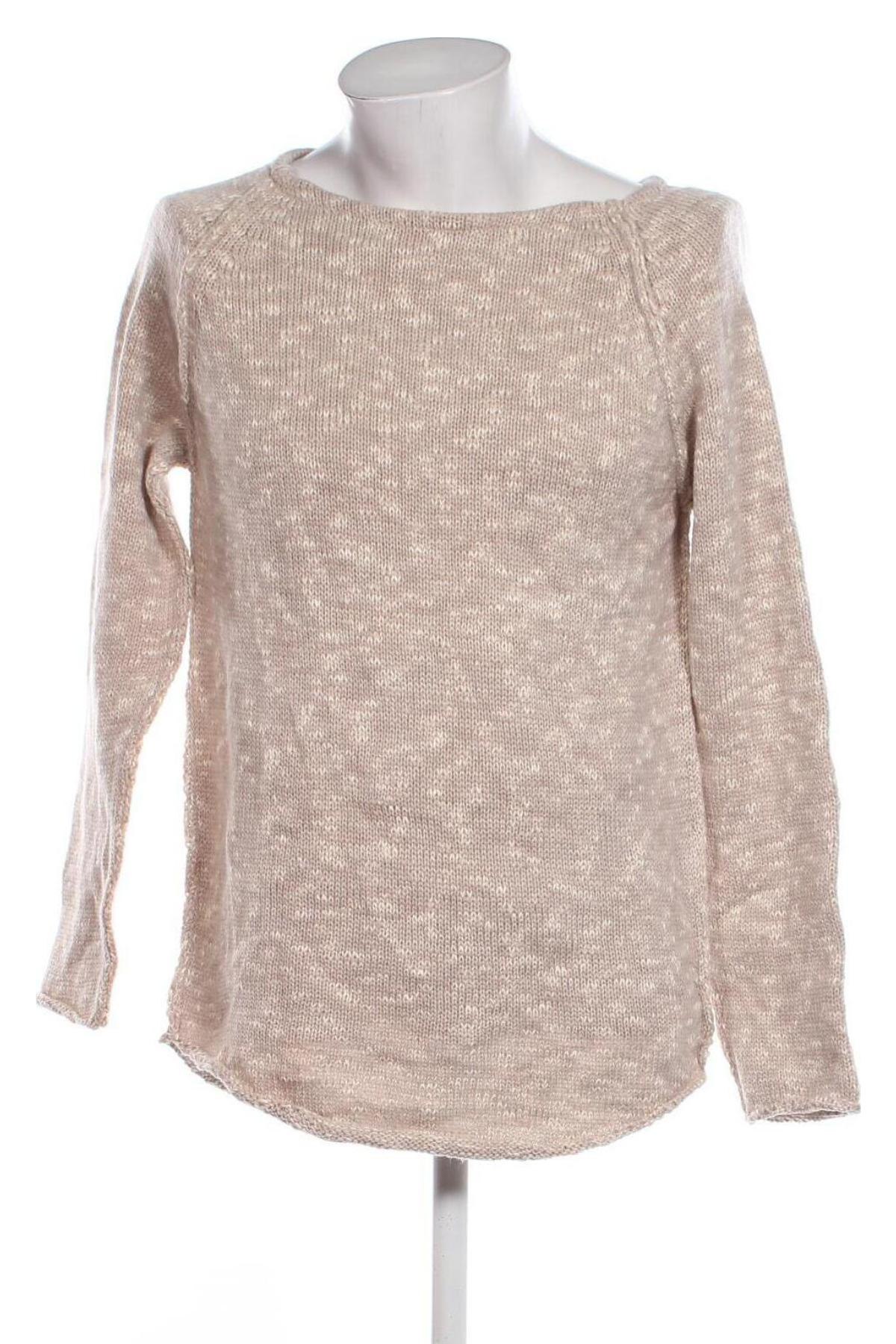 Herrenpullover Leif Nelson, Größe L, Farbe Beige, Preis 16,99 €