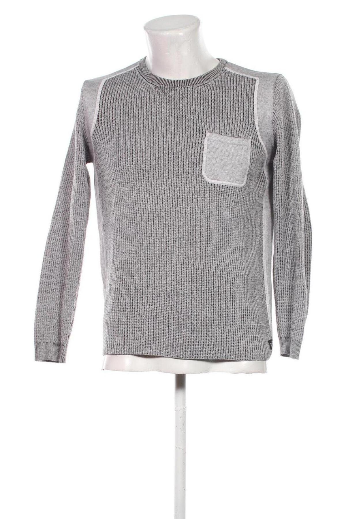 Herrenpullover Tom Tailor, Größe M, Farbe Grau, Preis 17,99 €