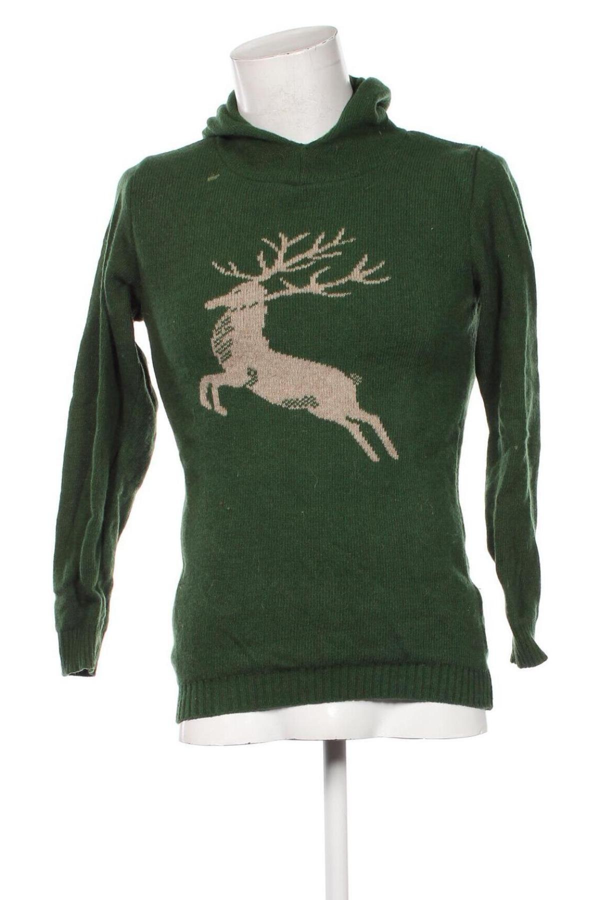 Herrenpullover Wild & Wald, Größe S, Farbe Grün, Preis 25,00 €