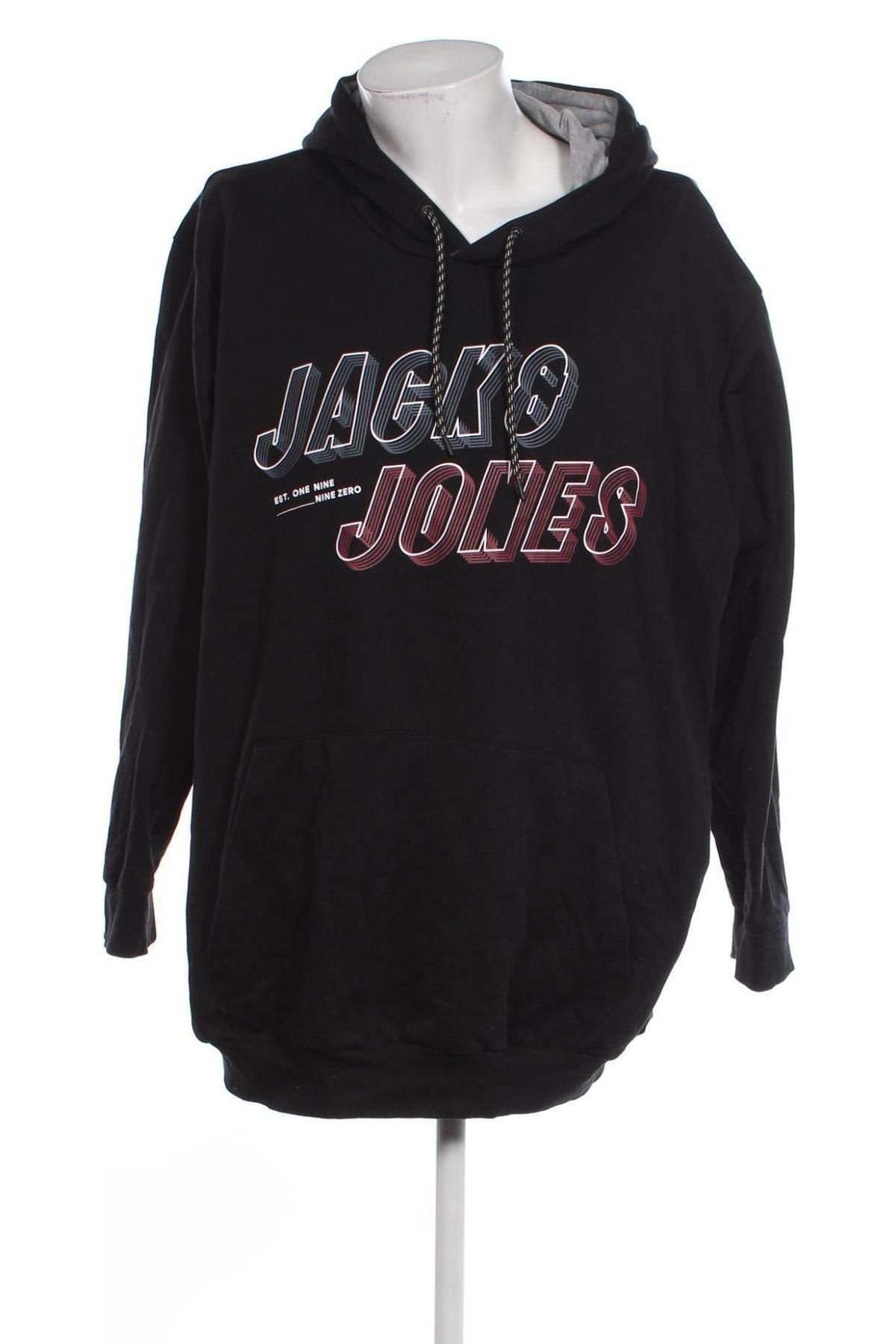 Hanorac de bărbați Jack & Jones, Mărime 5XL, Culoare Negru, Preț 68,99 Lei