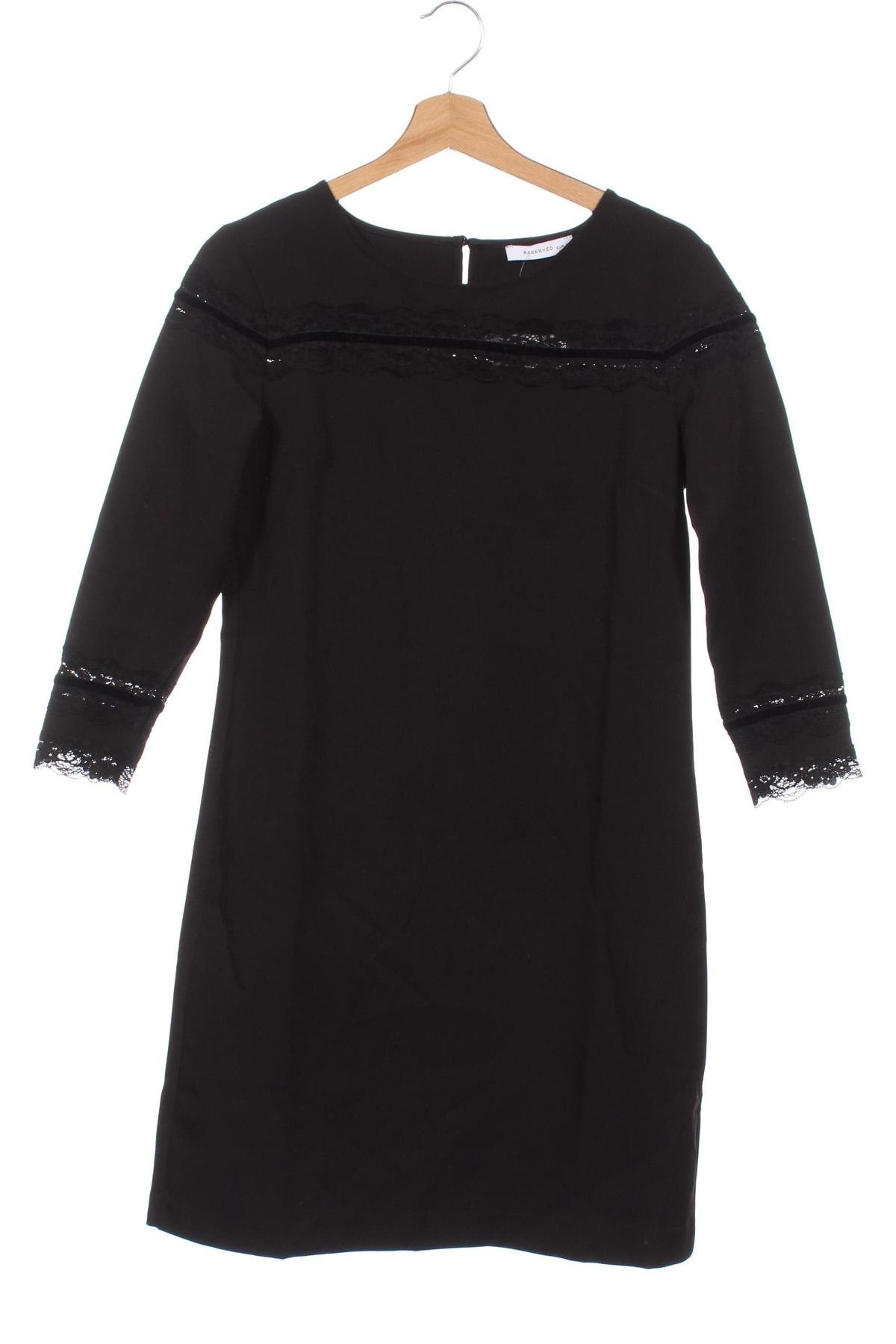 Rochie Reserved, Mărime XS, Culoare Negru, Preț 74,35 Lei