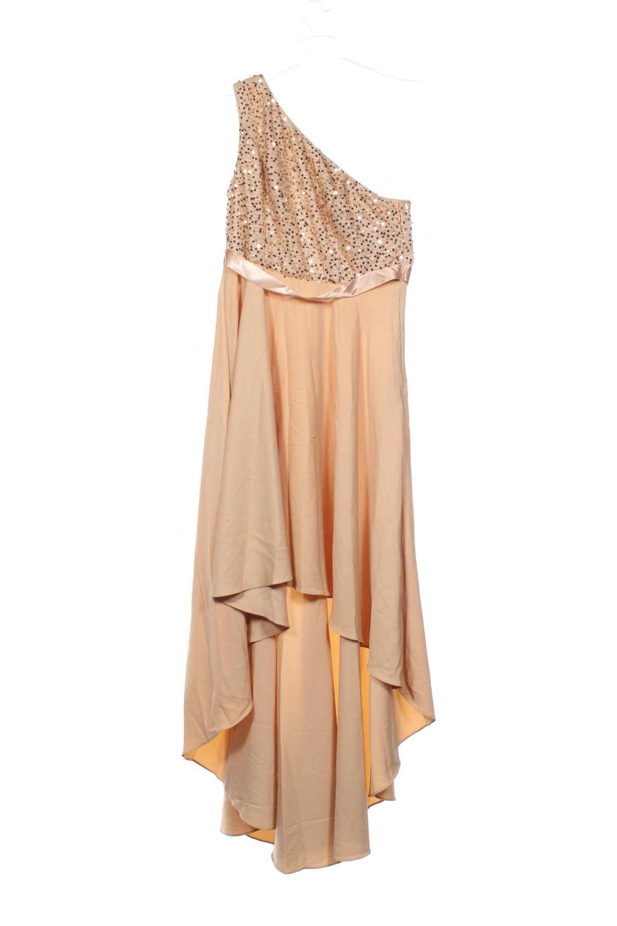 Kleid SHEIN, Größe L, Farbe Beige, Preis 19,99 €