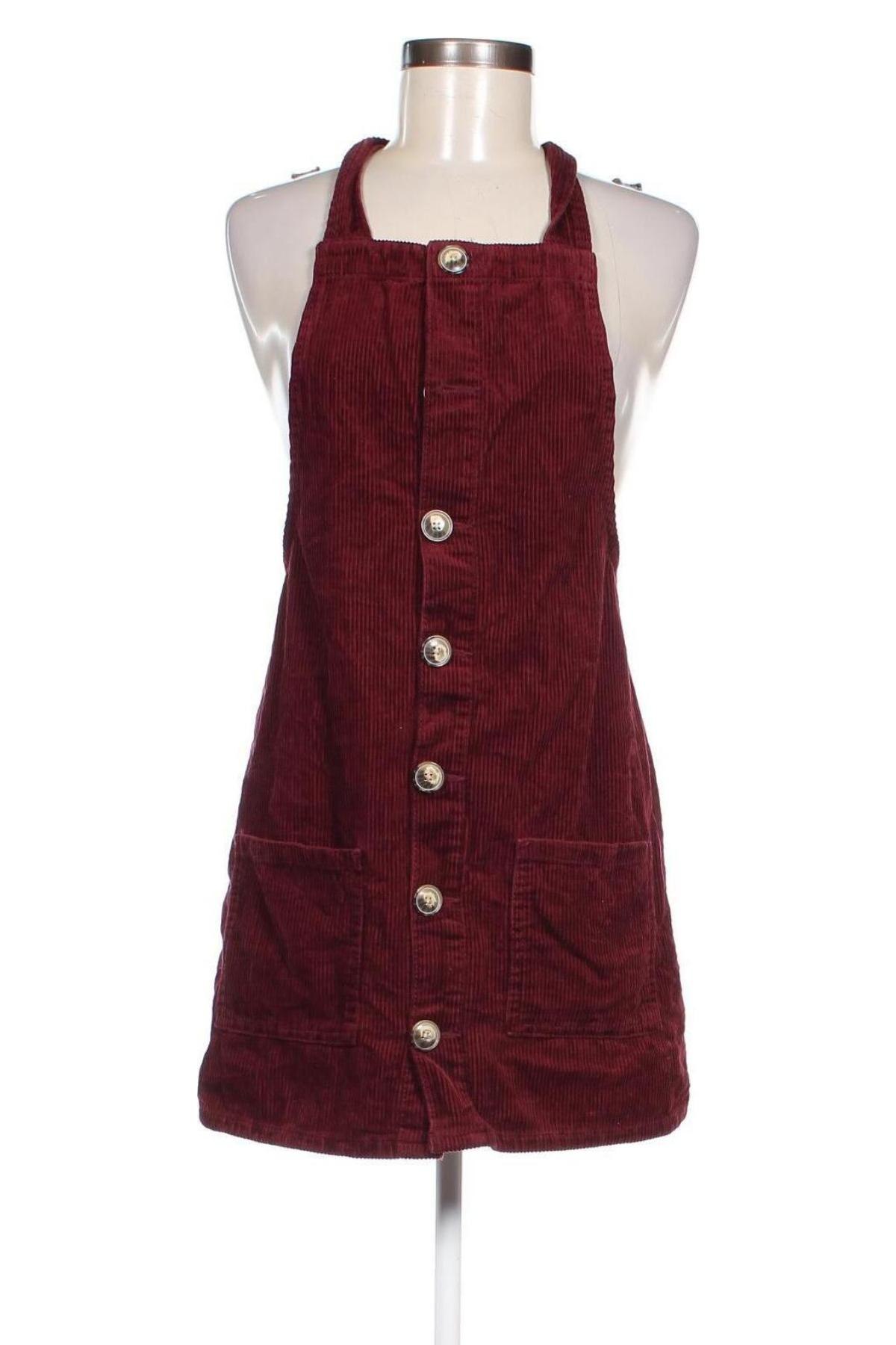 Latzkleid Denim&Co., Größe S, Farbe Rot, Preis 6,99 €