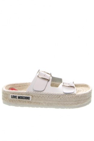 Pantolette Love Moschino, Größe 39, Farbe Weiß, Preis € 134,99