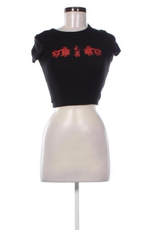 Damen Shirt Bershka, Größe XS, Farbe Schwarz, Preis € 9,99