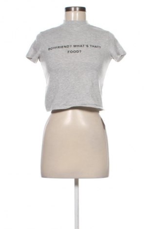 Damen Shirt Bershka, Größe XS, Farbe Grau, Preis € 10,00