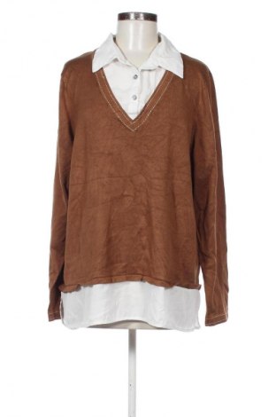 Damen Shirt Kim Rogers, Größe XXL, Farbe Braun, Preis 7,99 €