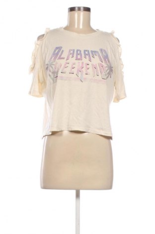 Damen Shirt Pull&Bear, Größe M, Farbe Beige, Preis 10,00 €