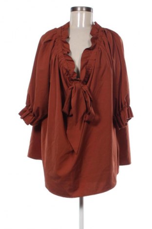 Damen Shirt SHEIN, Größe 4XL, Farbe Braun, Preis € 10,00