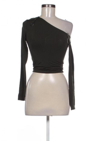 Дамска блуза Stradivarius, Размер XS, Цвят Зелен, Цена 16,36 €