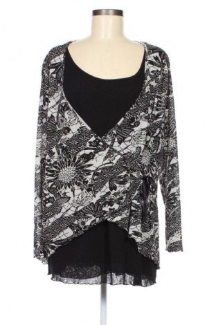 Γυναικεία μπλούζα Via Appia, Μέγεθος XXL, Χρώμα Πολύχρωμο, Τιμή 17,99 €