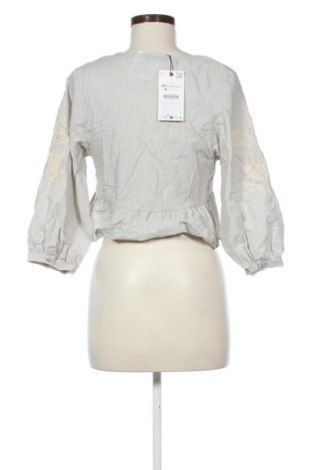 Дамска блуза Zara, Размер XS, Цвят Зелен, Цена 7,66 €