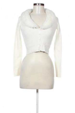 Női kardigán Bershka, Méret S, Szín Fehér, Ár 4 809 Ft