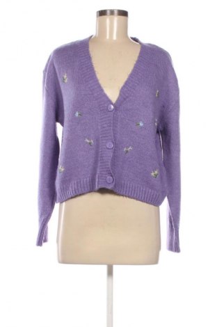 Damen Strickjacke Defacto, Größe M, Farbe Lila, Preis € 13,99