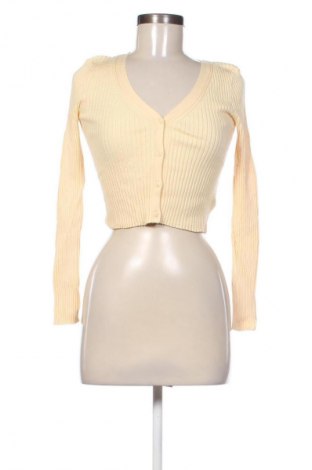 Damen Strickjacke H&M, Größe XS, Farbe Gelb, Preis 7,99 €