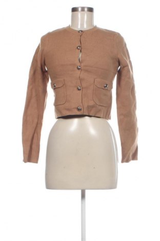 Damen Strickjacke H&M, Größe XS, Farbe Braun, Preis 6,99 €