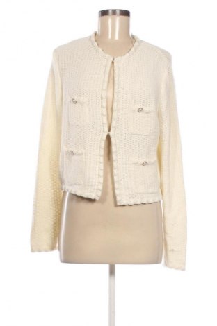 Damen Strickjacke Hallhuber, Größe M, Farbe Ecru, Preis € 22,99