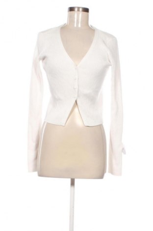 Damen Strickjacke Hollister, Größe M, Farbe Weiß, Preis € 19,99