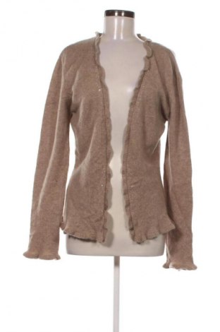 Női kardigán Julie Fagerholt, Méret L, Szín Bézs, Ár 19 889 Ft