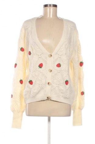 Damen Strickjacke SHEIN, Größe M, Farbe Ecru, Preis € 16,00