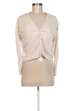 Damen Strickjacke Stradivarius, Größe M, Farbe Ecru, Preis € 6,99