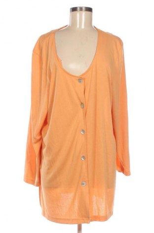 Damen Strickjacke Ulla Popken, Größe 3XL, Farbe Orange, Preis € 21,99
