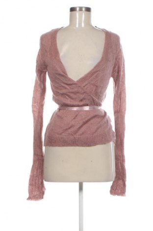 Damen Strickjacke United Colors Of Benetton, Größe L, Farbe Aschrosa, Preis € 23,99