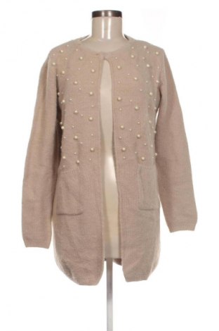 Damen Strickjacke Version Feminin, Größe L, Farbe Beige, Preis € 9,99