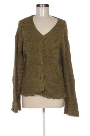 Damen Strickjacke Zara, Größe L, Farbe Grün, Preis 11,99 €