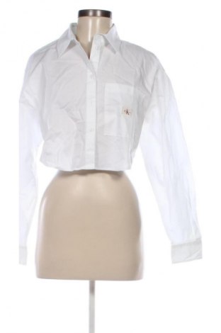 Damenbluse Calvin Klein Jeans, Größe S, Farbe Weiß, Preis 89,99 €