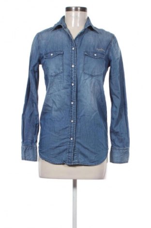 Damenbluse Pepe Jeans, Größe S, Farbe Blau, Preis 17,99 €