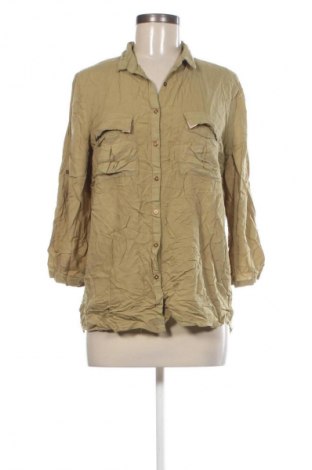 Дамска риза Pull&Bear, Размер L, Цвят Зелен, Цена 6,13 €