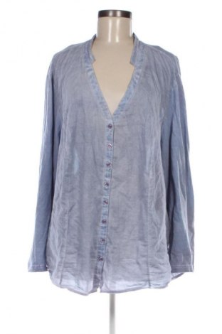 Dámská košile  Samoon, Velikost 3XL, Barva Modrá, Cena  595,00 Kč