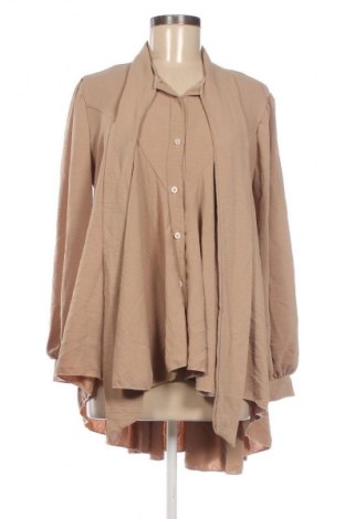 Дамска риза Unbranded, Размер M, Цвят Бежов, Цена 5,62 €